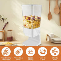 Vertical Grain Dispenser - CerealKeeper-Black-State of Style