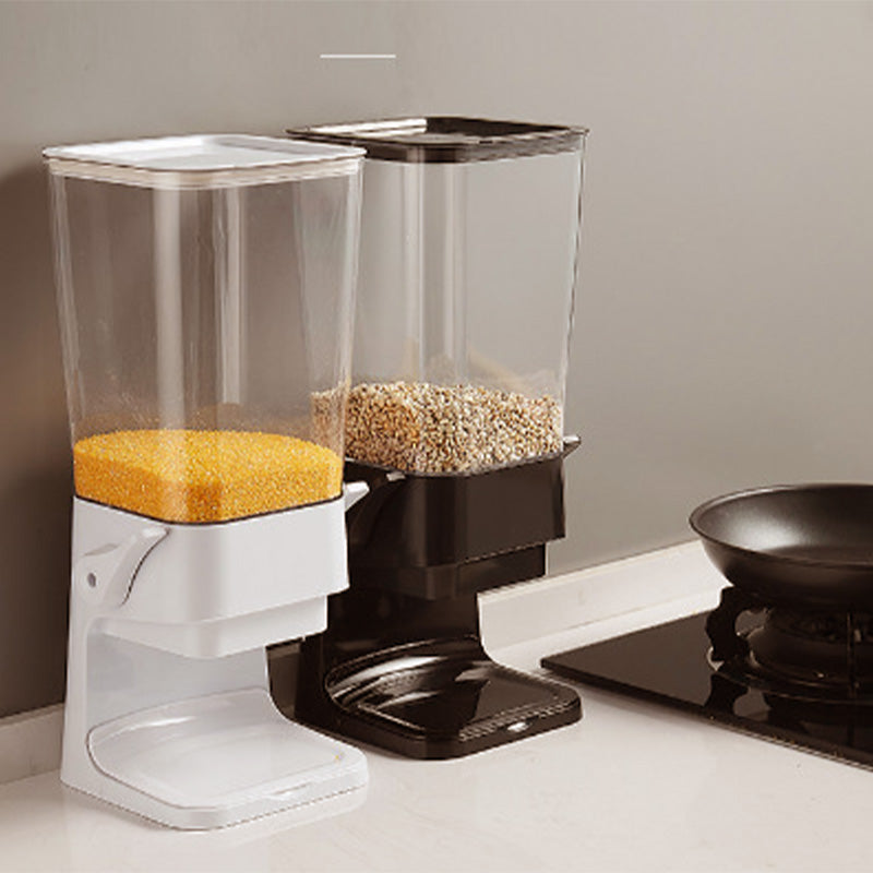 Vertical Grain Dispenser - CerealKeeper-Black-State of Style