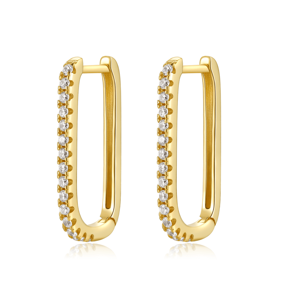 Vertical Zirconia Earrings – Inez-Gold-State of Style