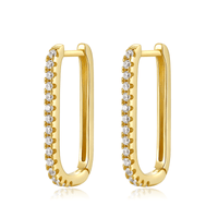 Vertical Zirconia Earrings – Inez-Gold-State of Style