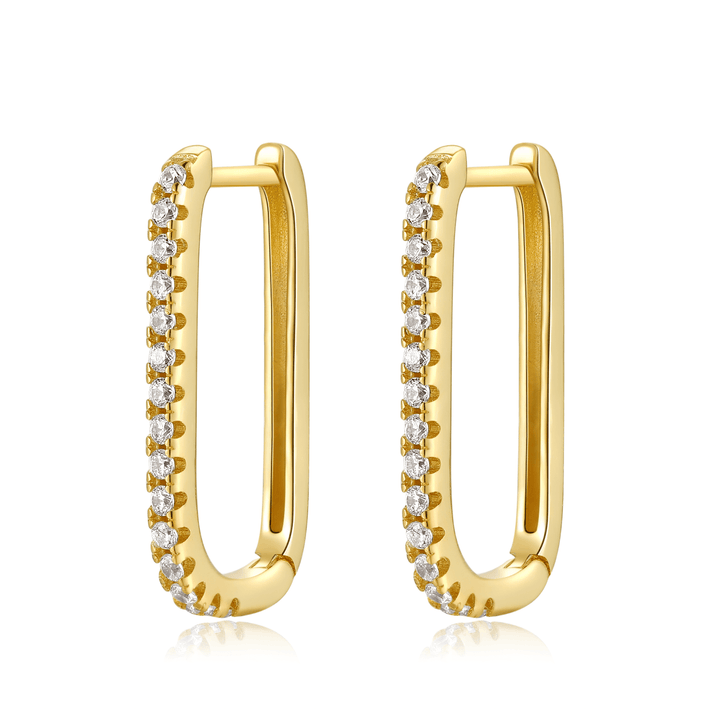 Vertical Zirconia Earrings – Inez-Gold-State of Style