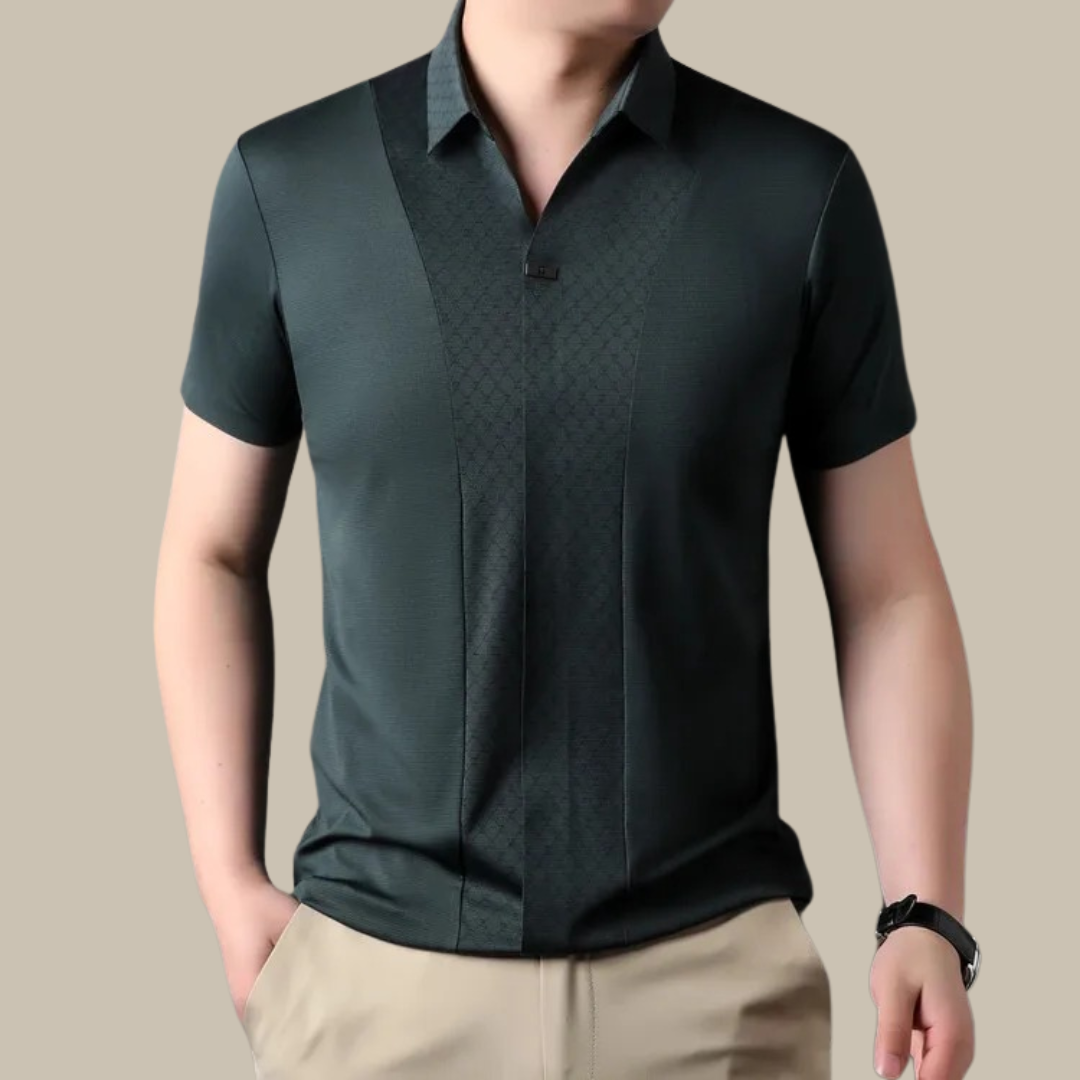 Vexon - Classic Polo Tee | Short-Sleeve Casual Polo Shirt-Dark Green-M-State of Style