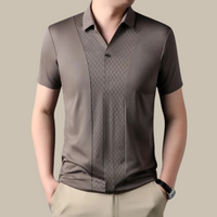 Vexon - Classic Polo Tee | Short-Sleeve Casual Polo Shirt-Khaki-M-State of Style
