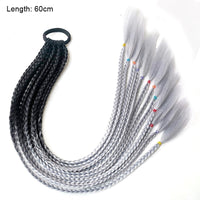 Vibrant Multi-Coloured Hair Extensions-Black Blue-State of Style