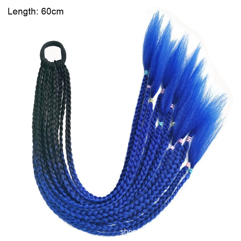 Vibrant Multi-Coloured Hair Extensions-Black Blue-State of Style