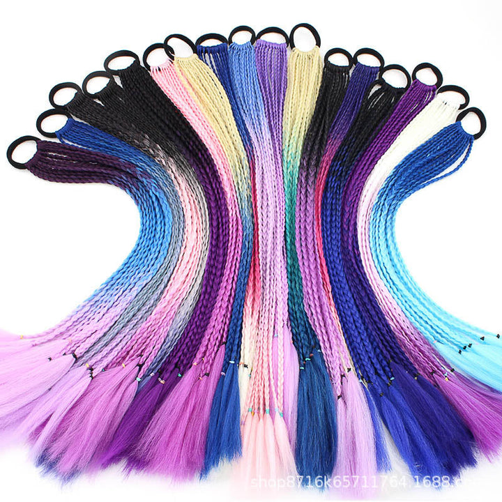 Vibrant Multi-Coloured Hair Extensions-Black Blue-State of Style