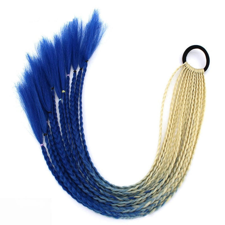 Vibrant Multi-Coloured Hair Extensions-Black Blue-State of Style