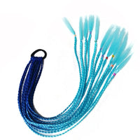 Vibrant Multi-Coloured Hair Extensions-Black Blue-State of Style