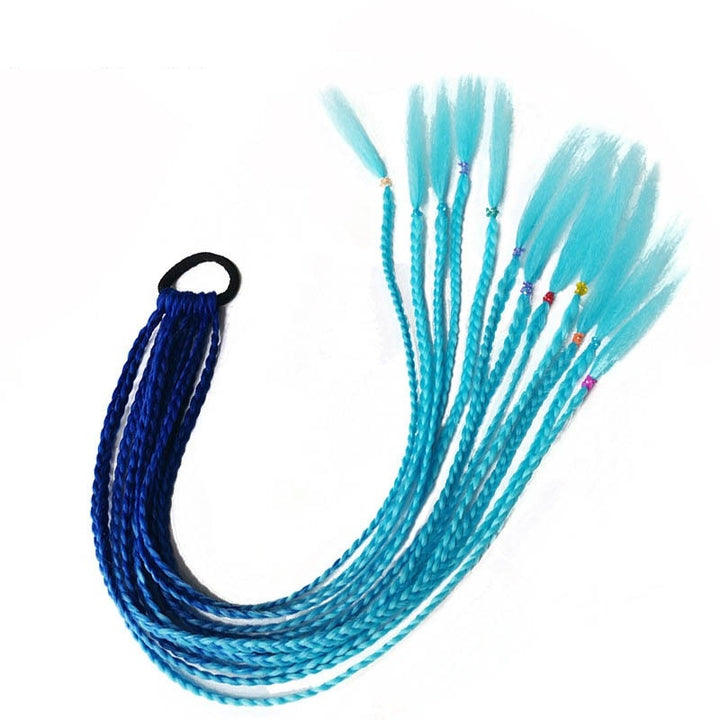 Vibrant Multi-Coloured Hair Extensions-Black Blue-State of Style
