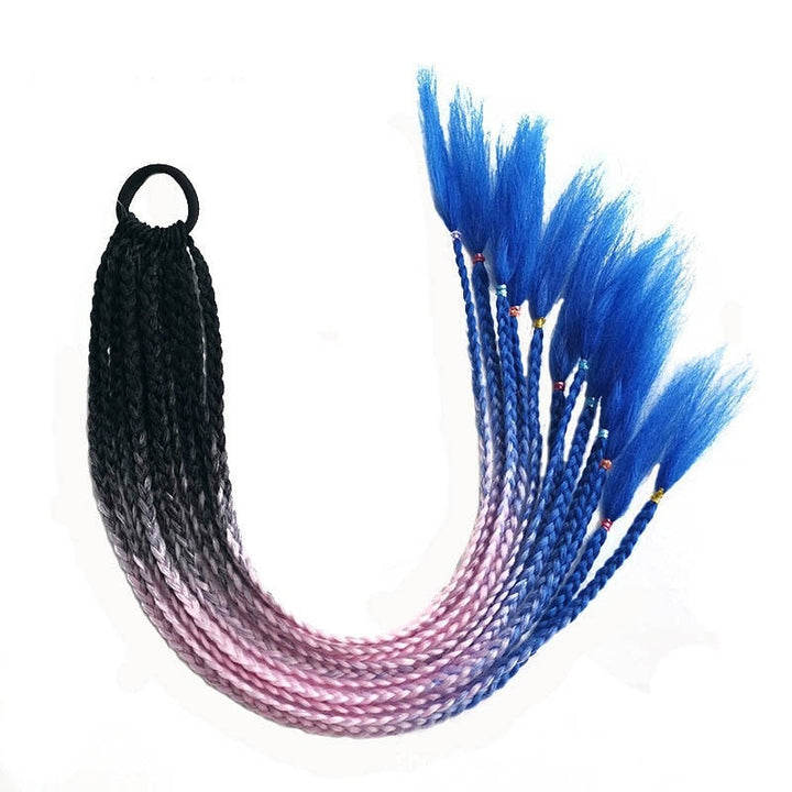 Vibrant Multi-Coloured Hair Extensions-Black Pink Blue-State of Style