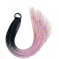 Vibrant Multi-Coloured Hair Extensions-Black Pink-State of Style