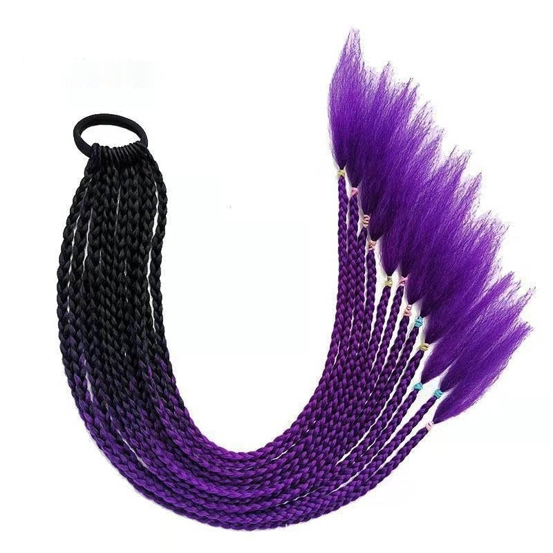 Vibrant Multi-Coloured Hair Extensions-Black Violet-State of Style