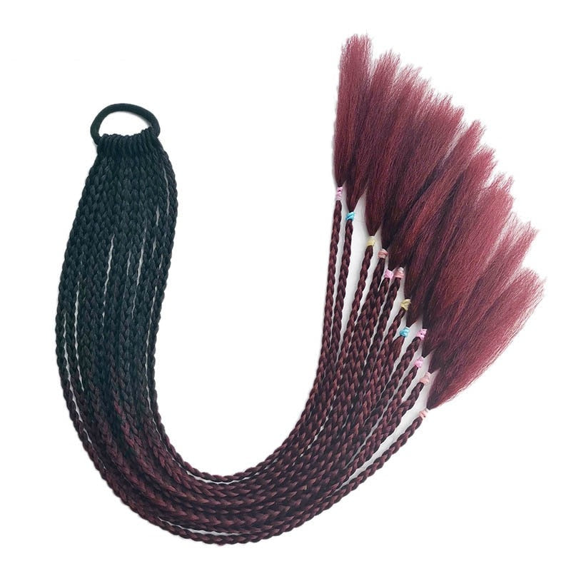 Vibrant Multi-Coloured Hair Extensions-Black Wine Red-State of Style
