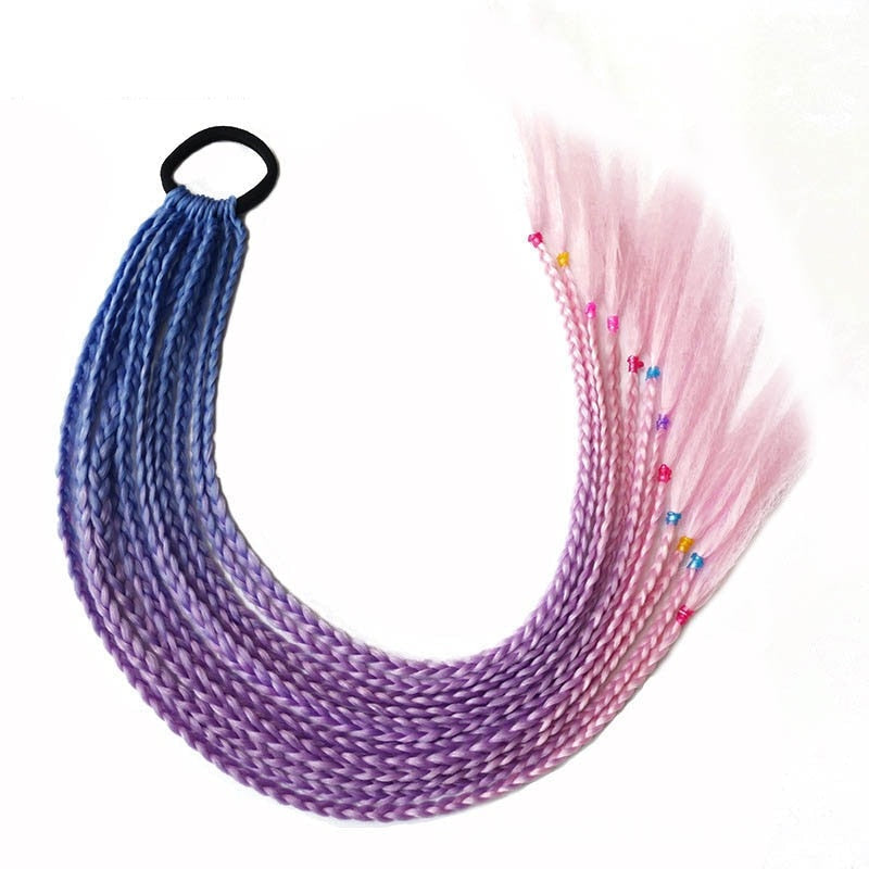 Vibrant Multi-Coloured Hair Extensions-Blue Lavender Pink-State of Style