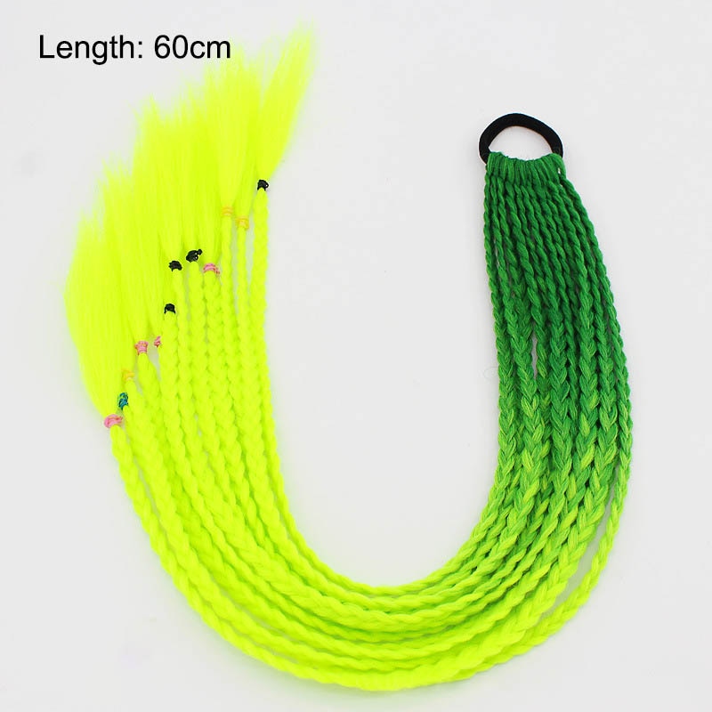 Vibrant Multi-Coloured Hair Extensions-Fluorescent Green-State of Style