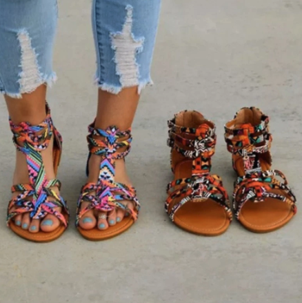 Vibrant Sandals | Colourful & Stylish Women's Footwear-Multicolour-3.0-State of Style