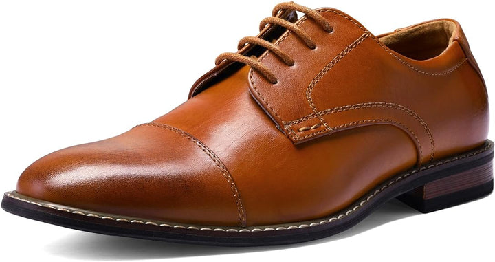 Victor Classic Wingtip Shoes – Timeless Elegance for Men-Brown-6.5-State of Style