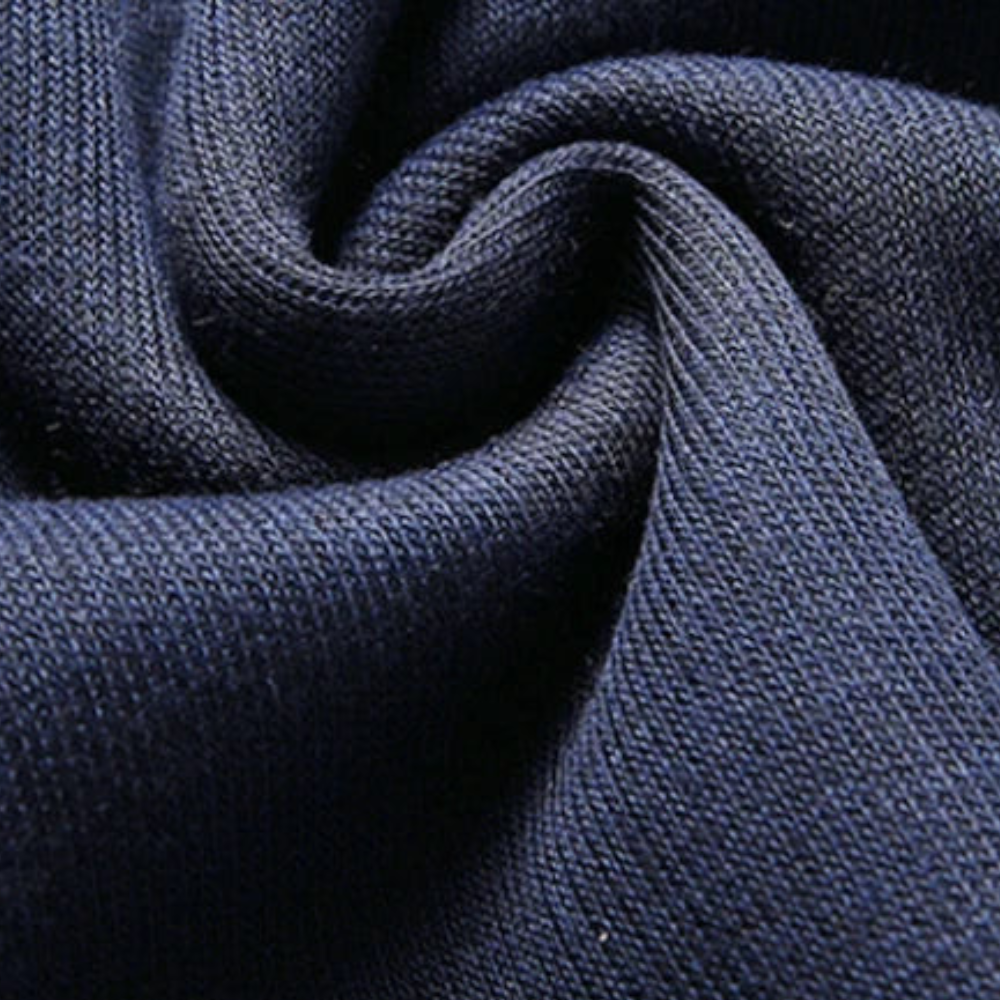 Victor Men's Sweater with Shirt Collar-Blue-M-State of Style