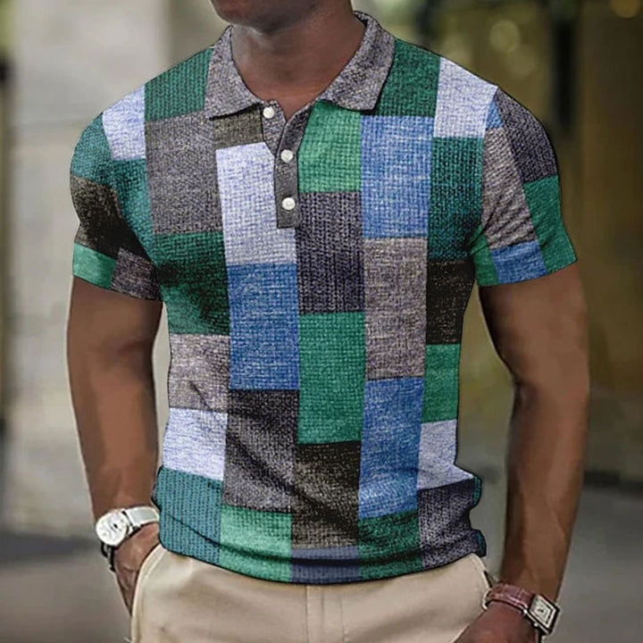 Victor Polo | Checkered & Stylish-Blue-S-State of Style