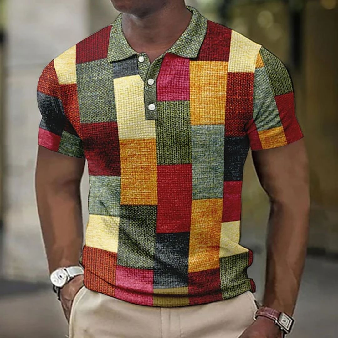Victor Polo | Checkered & Stylish-Red-S-State of Style