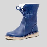 Victoria High-Top Winter Boots – Lace-Up Shoes with Faux Fur Lining-Blue-4.5-State of Style