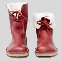 Victoria High-Top Winter Boots – Lace-Up Shoes with Faux Fur Lining-Brown-4.5-State of Style