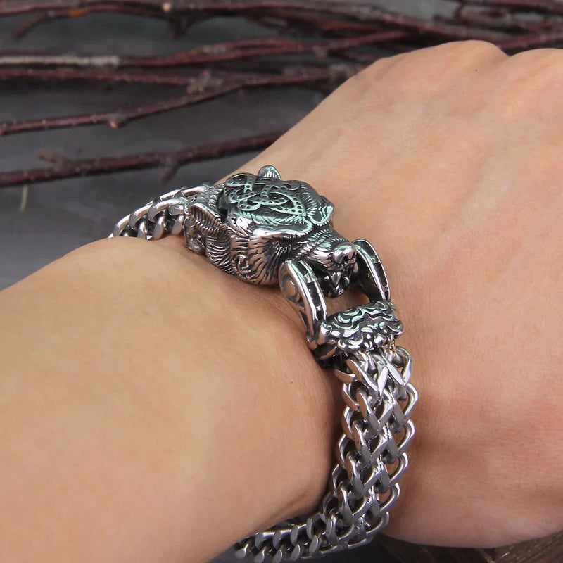 Viking Hunter Bracelet | Unique Nordic Design-Berserker – The Bear-Small 19cm-State of Style