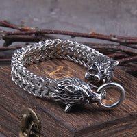 Viking Wolf Charm Bracelet – Ragnar-19cm-State of Style