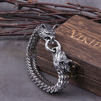 Viking Wolf Charm Bracelet – Ragnar-19cm-State of Style
