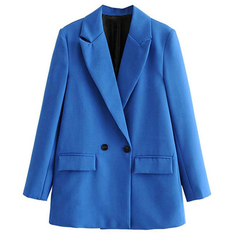 Vintage Blazer for Women – Timeless Elegance with Retro Charm-Blue-S-State of Style