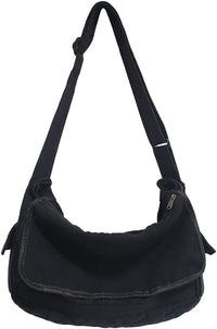 Vintage Canvas Crossbody Shoulder Bag – Aelric