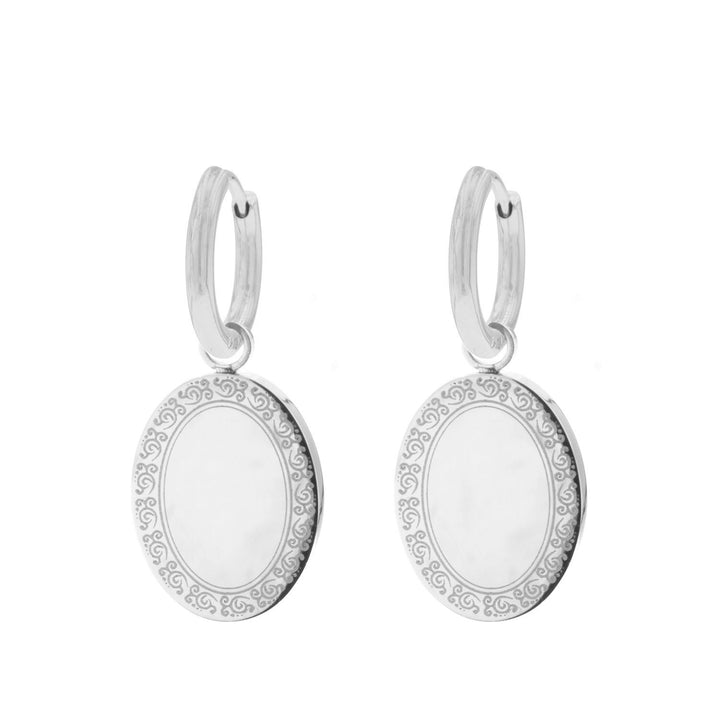 Vintage Coin Pendant Earrings-925er Sterling Silver-State of Style