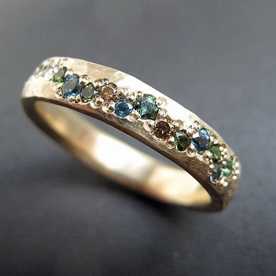 Vintage Colourful Gold Ring – Lysanne-6-State of Style