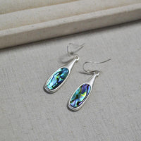 Vintage Colourful Silver Earrings - Adalyn-State of Style