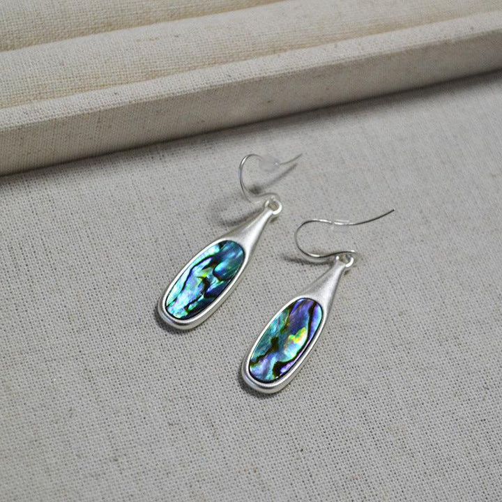 Vintage Colourful Silver Earrings - Adalyn-State of Style