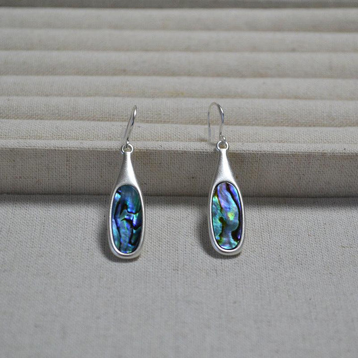 Vintage Colourful Silver Earrings - Adalyn-State of Style