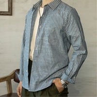 Vintage Cotton Shirt Adam – Classic Long-Sleeve Heritage Style-S-State of Style