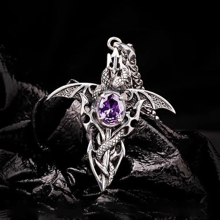 Vintage Demon Crystal Necklace-State of Style