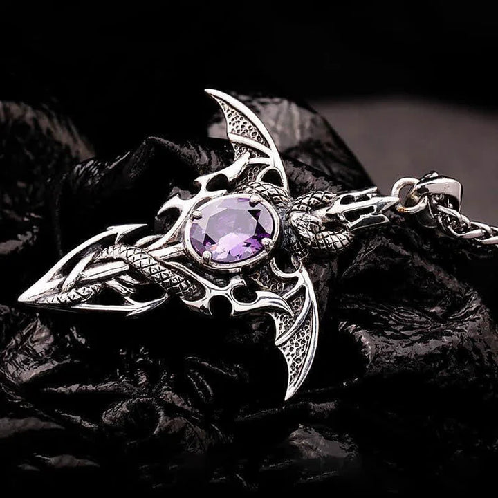 Vintage Demon Crystal Necklace-State of Style