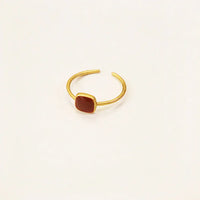 Vintage Enamel Ring - Elvira-Red-State of Style