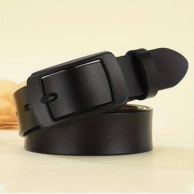 Vintage Genuine Leather Belt-Black-70cm-State of Style