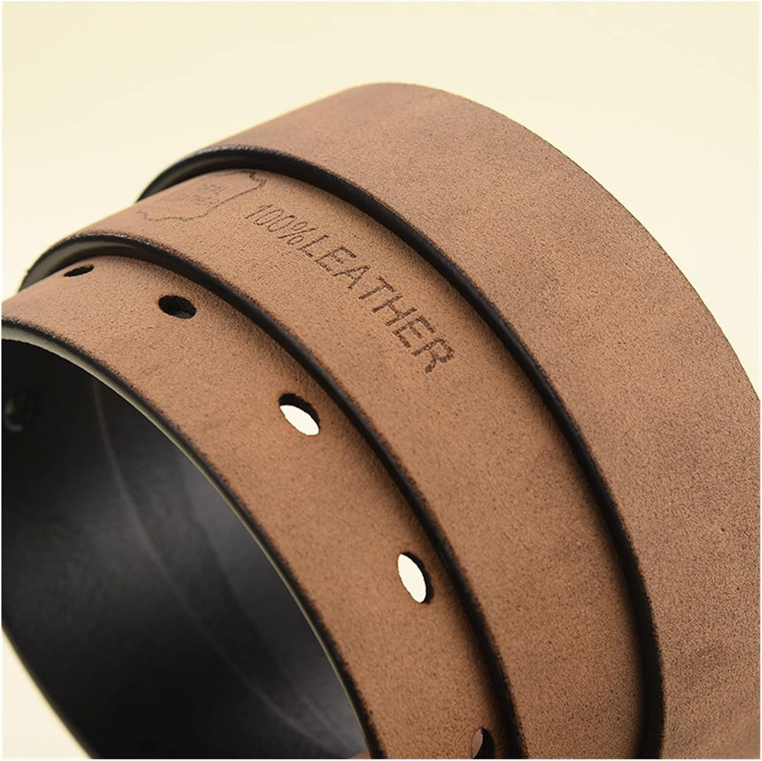 Vintage Genuine Leather Belt-Red-70cm-State of Style