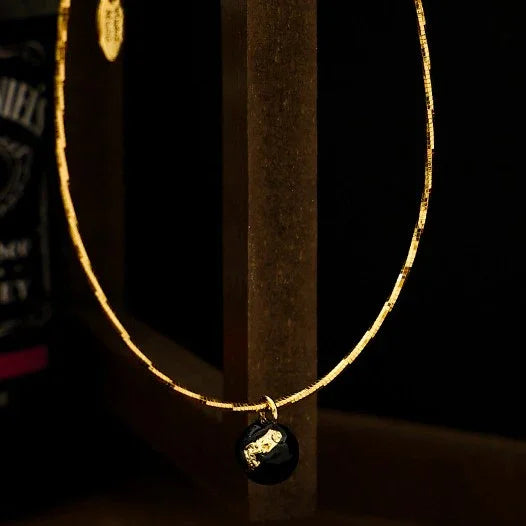 Vintage Gold Crack Necklace - Iris-State of Style