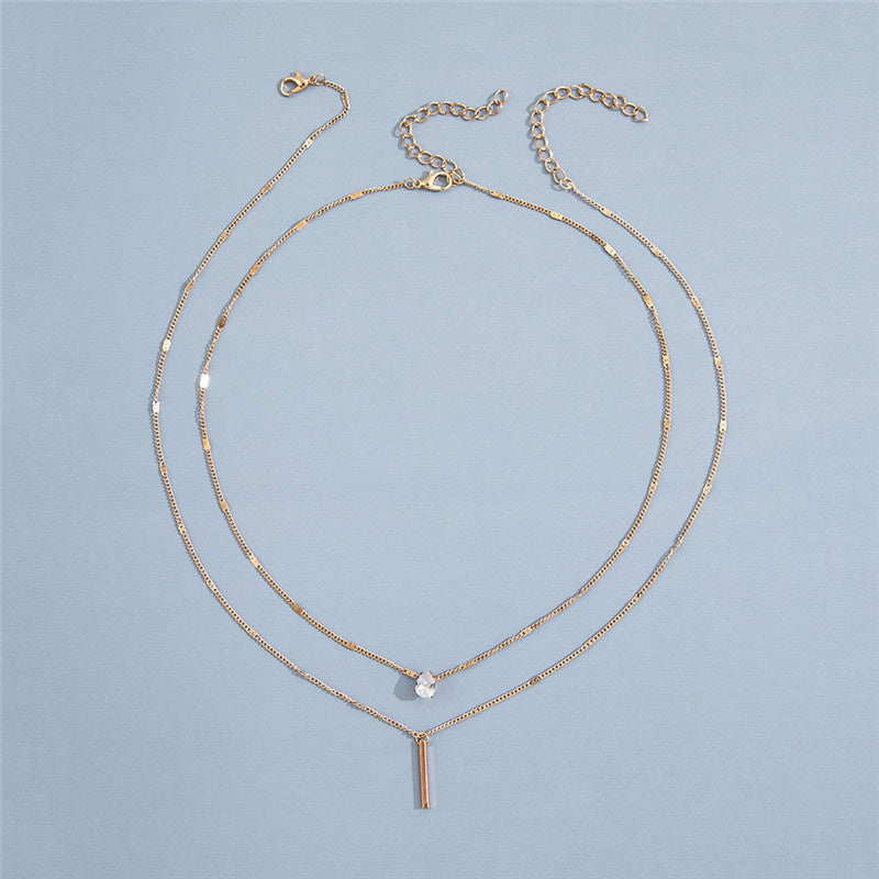 Vintage Gold Pendant Necklace Set | Sparkling Jewellery-Gold-State of Style