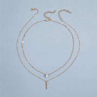 Vintage Gold Pendant Necklace Set | Sparkling Jewellery-Gold-State of Style