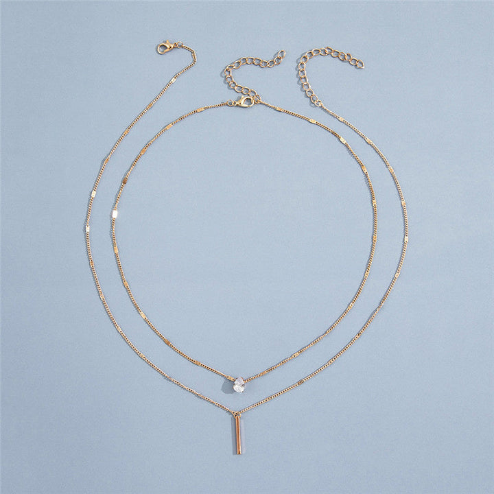 Vintage Gold Pendant Necklace Set | Sparkling Jewellery-Gold-State of Style
