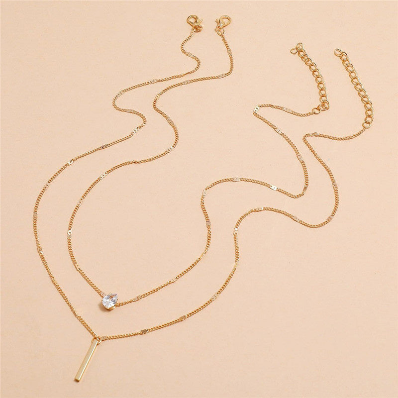 Vintage Gold Pendant Necklace Set | Sparkling Jewellery-Gold-State of Style