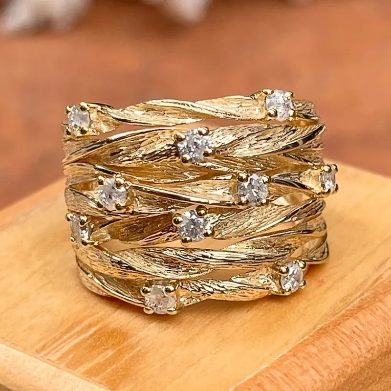 Vintage Gold Ring - Amarisse-6-State of Style