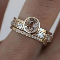 Vintage Gold Ring with Crystals - Eliana-6-State of Style