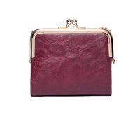 Vintage Kiss Lock Compact Wallet-Purple Red-State of Style